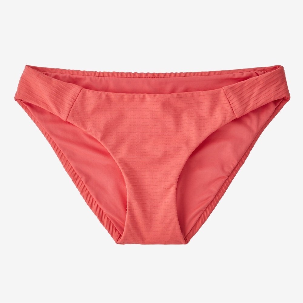 Patagonia Sunamee Swim Bottoms- Size L color Ripple Coral - Picture 1 of 7